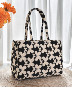 PEARLUXIS Women Black, Beige Shoulder Bag