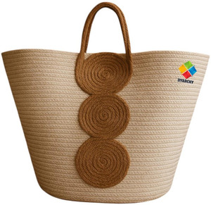 DYARCHY Women White, Brown Hand-held Bag