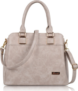 FOMMIL Women Beige Handbag
