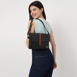 Fastrack Women Black Sling Bag
