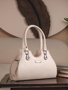 Ross Brown Women Beige Handbag