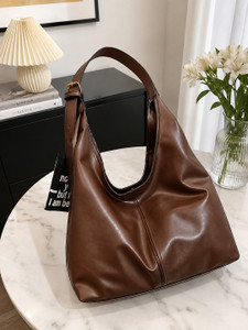 HK PURSE Women Brown Hobo