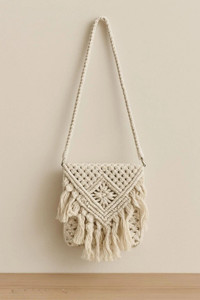 FAJRTRADERS Women Beige Shoulder Bag