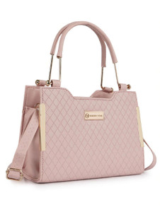 Golden Star Women Pink Hand-held Bag