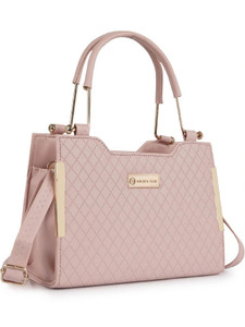 Golden Star Women Pink Hand-held Bag