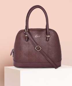 Buy LAVIE Women Brown Satchel CHOCO Online Best Price in India