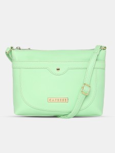 Caprese Women Green Sling Bag