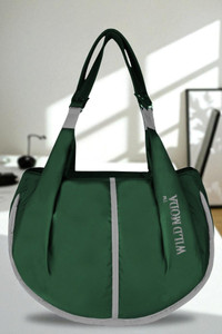 Wildmoda Women Green, Grey Shoulder Bag