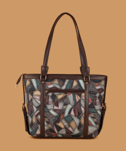 PEARLUXIS Women Brown Shoulder Bag