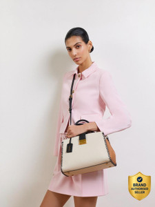 Miraggio Women Beige Satchel