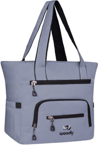 Woody Women Grey, Black Shoulder Bag