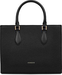 Miraggio Women Black Satchel