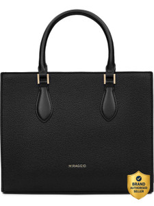Miraggio Women Black Satchel