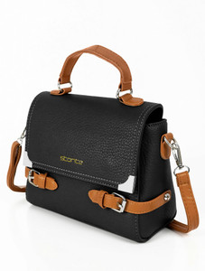 STORITE Women Black Hand-held Bag