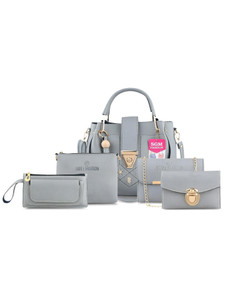 SGM Fashion Women Grey Handbag