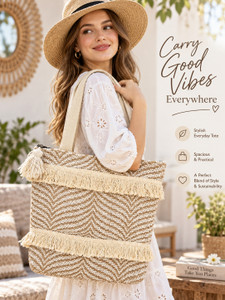 slscraft Women Beige Tote