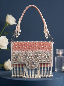 Zeba collection Girls Pink, Multicolor Handbag