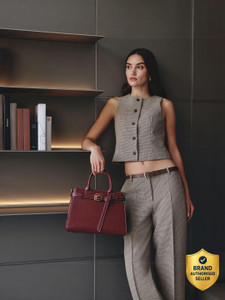 Miraggio Women Maroon Satchel