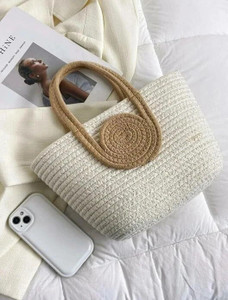 DYARCHY Women White, Beige Hand-held Bag