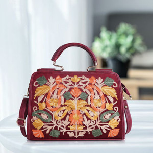 Eveda Women Maroon Handbag