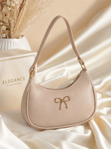 Nexivo Women Beige Shoulder Bag