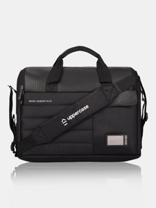 Uppercase Men & Women Black Messenger Bag