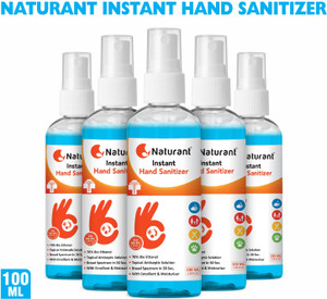 Naturant 70% Bio Alcohol Sanitizer|Kills 99.9% Germs & Viruses|Doctors Recommended Hand Sanitizer Spray Spray Bottle