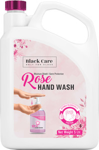 Black Care Disinfectant Rose Liquid Soap Handwash, 5 Liter Hand Wash Can