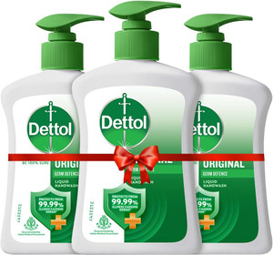 Dettol Liquid Handwash Dispenser Bottle Pump Original Germ Defence Formula Hand Wash Pump Dispenser