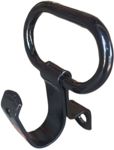 Elco Bike Pillion Side Lifting Handle with Hook( black ) Handle Bar