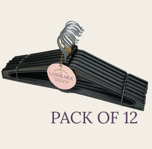 Lashkara Heavy Plastic Shirt Hangers Pack of 12 - Image 6