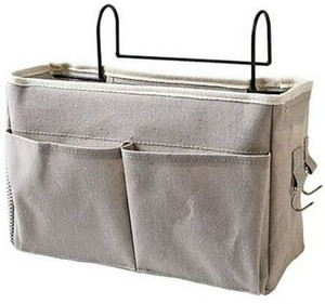 AMEEDARSHAN Bed Storage Bag Large Capacity for Sorting Magazine Accessories Organizer, Stationery Organizer, Regular Organizer