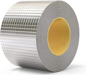 Mira Farmcraft Aluminium Foil Butyl Rubber Tape Pipe Roof Water Leakage Surface Crack (5cmx5m) 5 m Butyl Tape