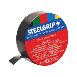 Steelgrip Electrical Tape Self Adhesive 1.80cm x 6.5mm x 0.125mm 6.5 m Duct Tape
