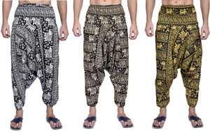 Viku Printed Cotton Men Harem Pants