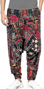 Whitewhale Printed Cotton Men Harem Pants
