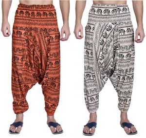 Viku Printed Cotton Men Harem Pants