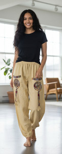 SR Collection Solid Cotton Men & Women Harem Pants