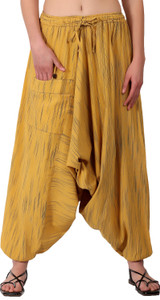Whitewhale Striped Cotton Men & Women Harem Pants