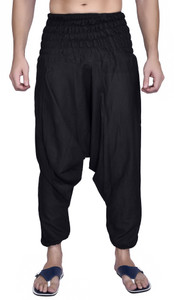 Viku Solid Rayon Men Harem Pants
