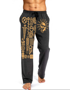 WAAMY69 Printed Cotton Men Harem Pants