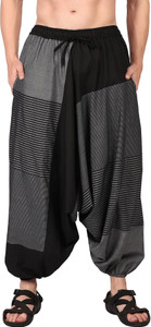 Whitewhale Striped Cotton Men & Women Harem Pants