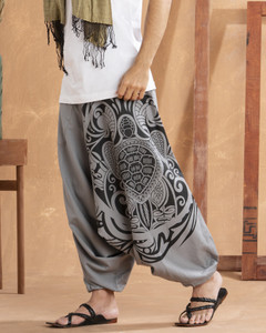 The Veshti Company Printed Cotton Men Harem Pants