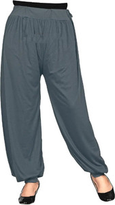 MADEGOOD Solid Cotton Lycra Blend Women Harem Pants