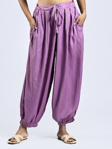 Mirayya Enterprises Solid Rayon Women Harem Pants