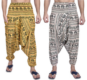 Viku Printed Cotton Men Harem Pants