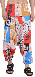 Whitewhale Printed Cotton Men Harem Pants