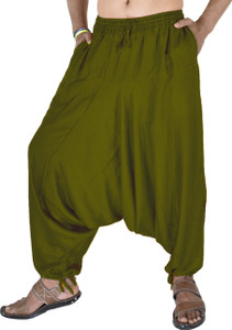 Fashion Passion India Solid Rayon Men Harem Pants