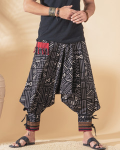 The Veshti Company Printed Cotton Men Harem Pants