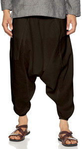 SUVASANA Solid Cotton Men Harem Pants
